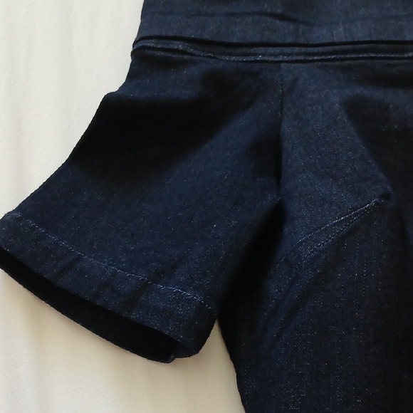 3x1 NYC Denim Off-Shoulder Black Crop Top Size S - Picture 5 of 8